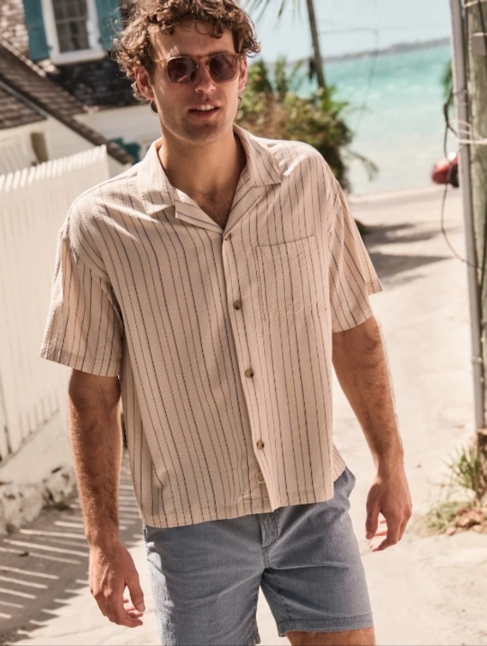 Marine Layer Boxy Resort Shirt - Larger